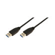 logilink cu0038 usb 30 connection cable am to am 1m black photo