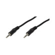 logilink ca1050 audio cable 2x 35mm male stereo 2m black photo