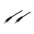 logilink ca1051 audio cable 2x 35mm male stereo 3m black photo