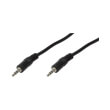 logilink ca1052 audio cable 2x 35mm male stereo 5m black photo