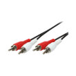 logilink ca1041 audio cable 2x2 cinch male 10m photo