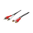logilink ca1037 audio extension cable 2x cinch male to 2x cinch female 5m photo logilink ca1037 audio extension cable 2x cinch male to 2x cinch female 5m photo