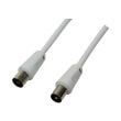 logilink ca1060 antenna cable male to female 15m white photo