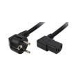 logilink cp103 power cord swiss iec male iec c13 female 90 angeled 2m black photo