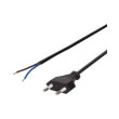 logilink cp137 power cord euro plug typ c cee 7 16 to open wire with crimp barre 15m black photo