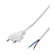 logilink cp138 power cord euro plug typ c cee 7 16 to open wire with crimp barre 15m white photo