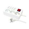 logilink lps210 7 way outlet strip 3x schuko 4x  photo