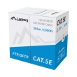 lanberg ftp solid cable cca cat 5e 305m grey photo