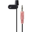 hama 139901 clip on microphone 35mm jack plug 2m photo