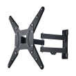 hama 118103 fullmotion tv wall bracket 32 65 with 2 arms black photo