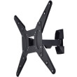 hama 118102 fullmotion tv wall bracket 32 65 1 arm black photo