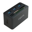 logilink cr0042 usb 30 hub with all in one card reader photo