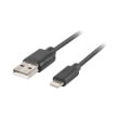 lanberg lightning m usb am cable 18m black photo lanberg lightning m usb am cable 18m black photo
