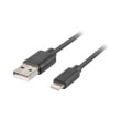 lanberg lightning m usb am cable 1m black photo lanberg lightning m usb am cable 1m black photo