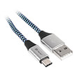 tracer usb 20 cable type c a male c male 1m black blue photo