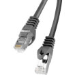 lanberg patchcord cat6 3m black photo