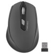 natec nmy 1423 siskin silent 2400dpi wireless mouse black grey photo