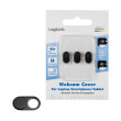 logilink aa0111 webcam cover for laptop smartphone und tablet pcs 3pcs set black photo