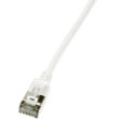 logilink cq9031s patch cable cat6a stp tpe slimline 1m white photo