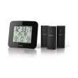 hama 186311 ews trio weather station with three sensors black photo