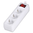 sonora psw301 power strip with 3 sockets on off switch 15m white photo