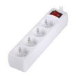 SONORA PSW401 POWER STRIP WITH 4 SOCKETS ON/OFF SWITCH 1.5M WHITE