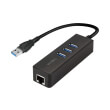 logilink ua0173a usb 30 to gigabit ethernet adapter and 3x usb 30 photo