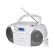 sencor spt 3907 w cassette player with cd bt mp3 usb aux and fm radio white photo