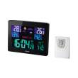 hama 186306 color ews 1400 weather station black photo
