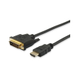 equip 119325 high quality hdmi to dvi d single link cable m m 5m black photo