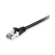 equip 605593 patch cable cat6 s ftp hf 025m black photo