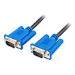 lanberg vga m m cable 5m dual shielded ferrite core black photo