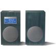 tivoli model 10 m10cob contemporary collection with stereo speakers blue silver photo