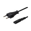 savio cl 105 power cable plug a 2 pin plug b euro 3m black photo savio cl 105 power cable plug a 2 pin plug b euro 3m black photo