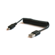 savio cl 11 usb am micro usb bm spiral cable 1m photo savio cl 11 usb am micro usb bm spiral cable 1m photo