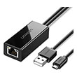 ugreen micro usb 20 to 1 fast ethernet black 30985 photo