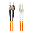 lanberg fiber optic patchcord mm st upc lc upc duplex lszh om2 50 125 30mm 15m orange photo