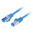 lanberg patchcord cat6a lszh cca 025m blue fluke passed photo