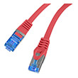 lanberg patchcord cat6a lszh cca 025m red fluke passed photo