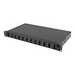 lanberg rackmount 19 1u fiber patch panel 12xsc duplex 12xlc quad black accessories photo