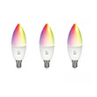 DELTACO SH-LE14RGB-3P SMART HOME  LED E14 WIFI 5W RGB DIMMABLE   3  220-240V