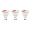 DELTACO SH-LGU10RGB-3P SMART HOME  LED GU10 WIFI 5W RGB DIMBAR 220-240V  3-PACK