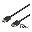 deltaco dp8k 1010 kalodio displayport 14 arseniko se displayport 14 arseniko 1m mayro photo