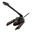 deltaco gam 064 gaming desktop mikrofono usb with rgb led black grey photo