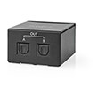 NEDIS ASPL2512BK DIGITAL AUDIO SPLITTER 2-WAY CONNECTION OUTPUT: 2X TOSLINK FEMALE BLACK