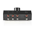 nedis aswi2403bk analogue audio switch with 3 ports black photo