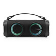 nedis spbb306bk bluetooth party boombox 20 16w with carrying handle and party lights black photo