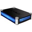 raidsonic icy box ib 550stu3s 525 blue lighting aluminium case black photo