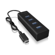 raidsonic icy box ib hub1409 c3 usb 30 type c to 4 port usb 30 hub photo