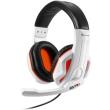 sharkoon rush er1 gaming stereo headset white orange photo sharkoon rush er1 gaming stereo headset white orange photo